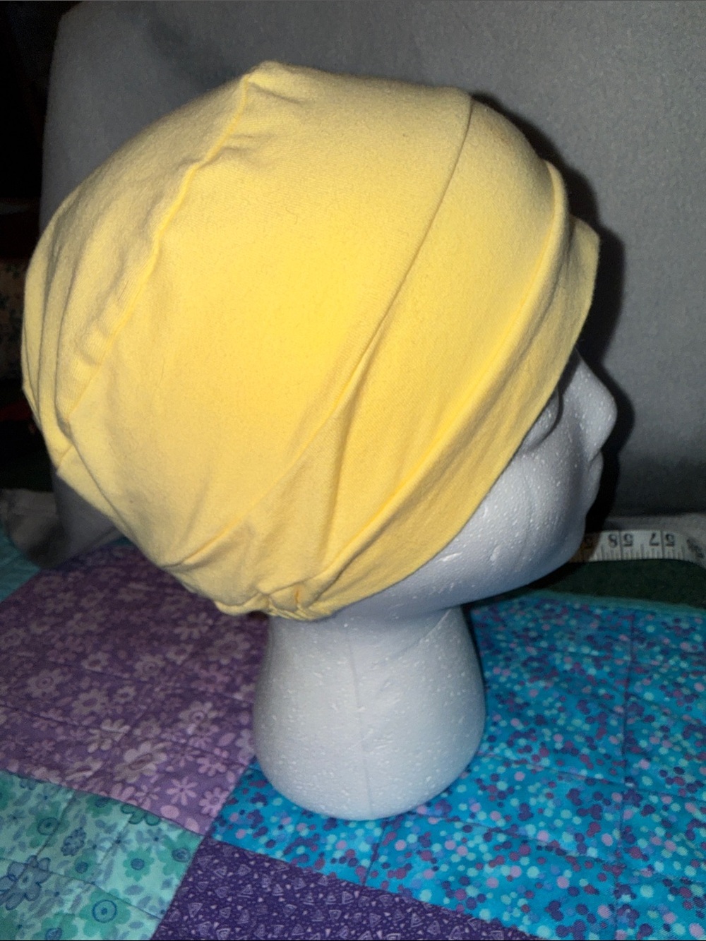 Slouchy turban cap, chemo beanie, or hijab under cap, 5 colors available New